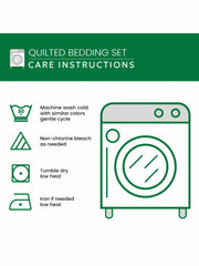Nature Embrace 3- Piece Quilted Bedding Set