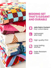 Winter Wonderland Pines Quilted Bedding Set