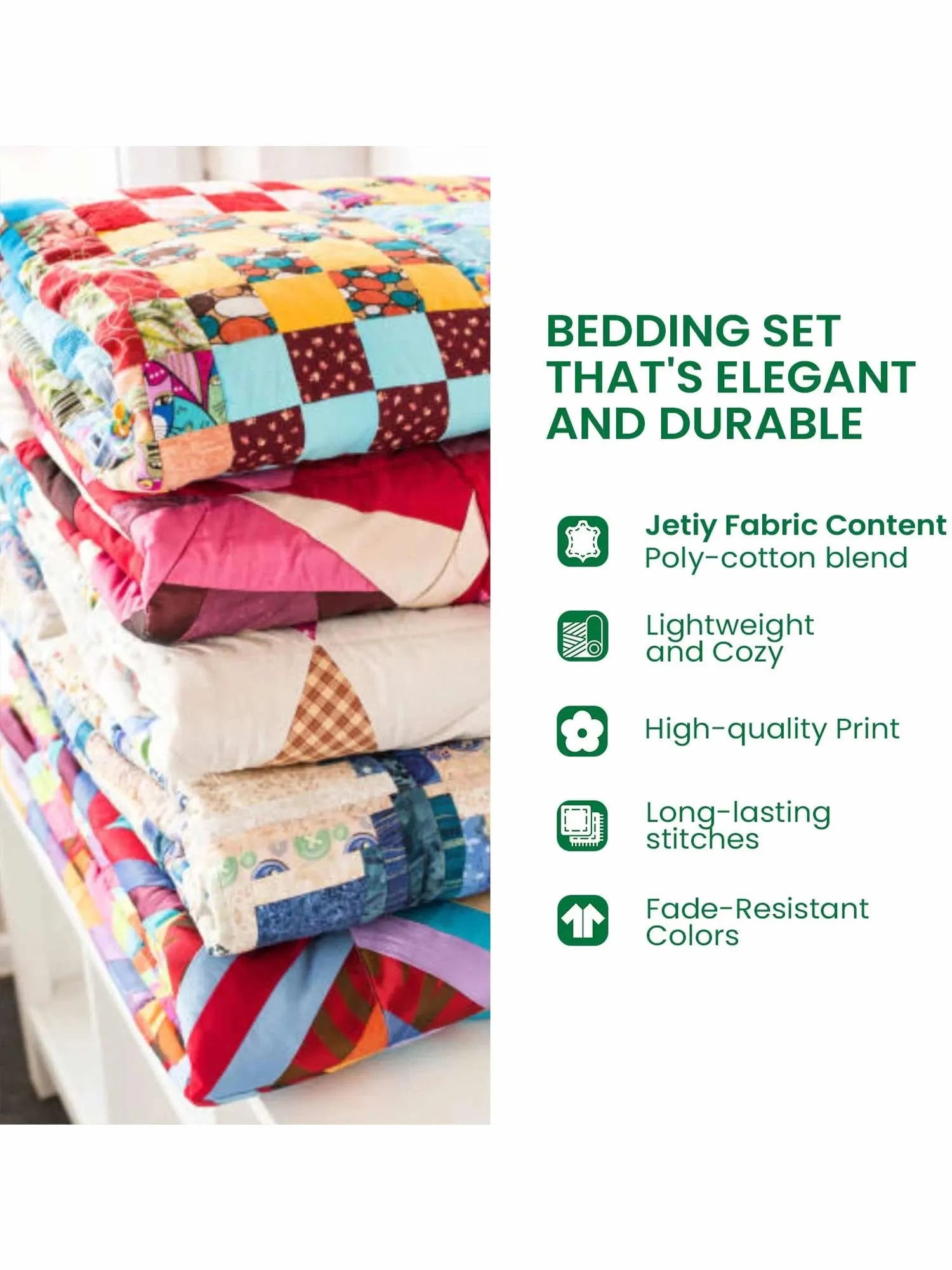 Rustic Stars 3-Piece Quilted Bedding Set